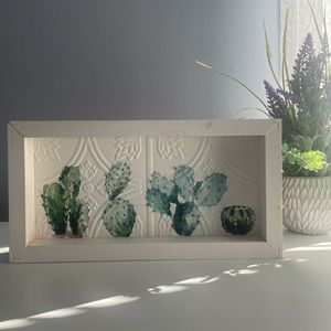 cactus wall art/table decoration